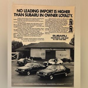 Subaru 1982 Advertisement (Life Magazine)